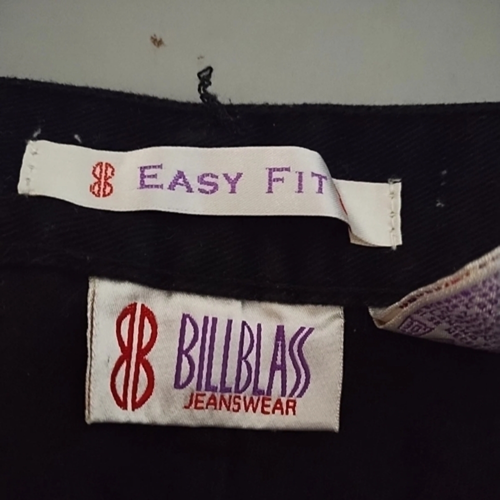 Vintage Bill Blass Easy Fit Capris Black Jeans     Classic Black Women's Jeans - Picture 3 of 6